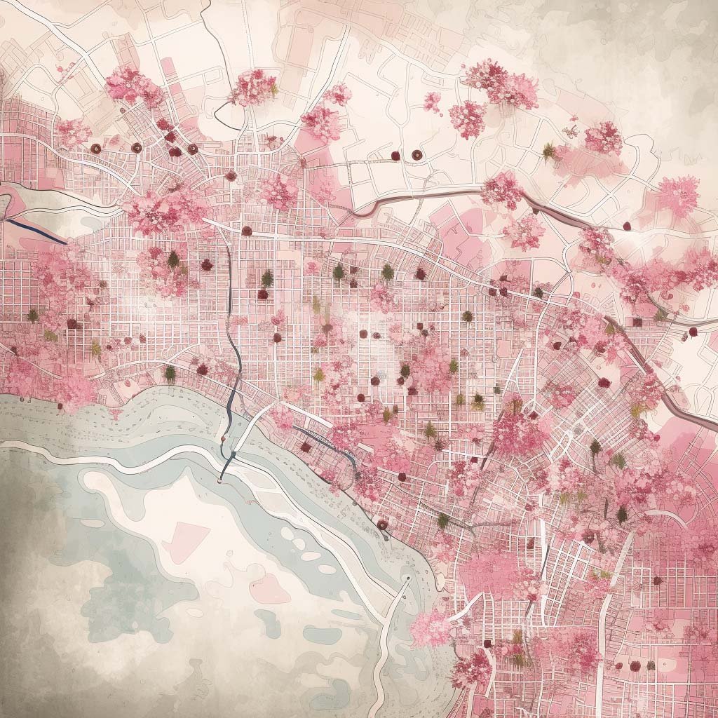 City of Vancouver Cherry Blossomallergies City of Vancouver Map of Cherry Blossom Allergies