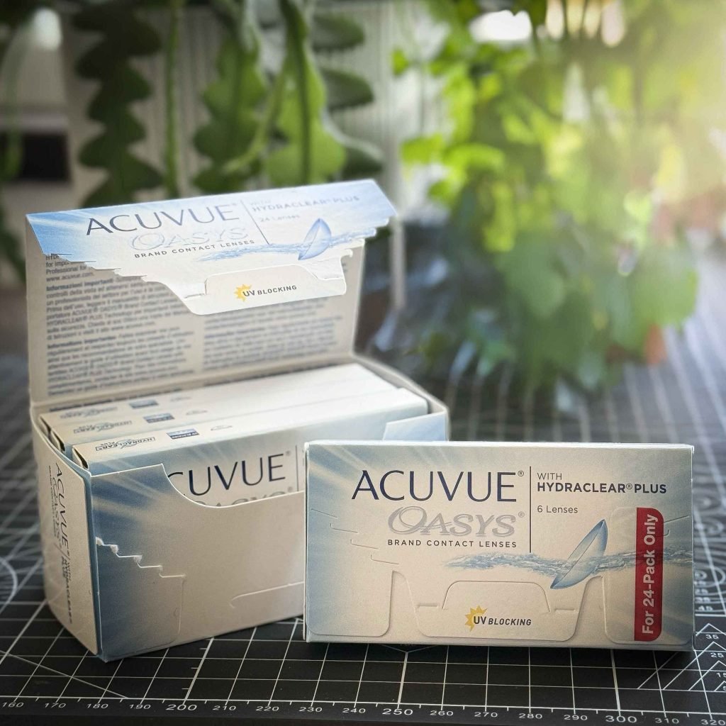 acuvue oasys, eye care products, contact lenses
