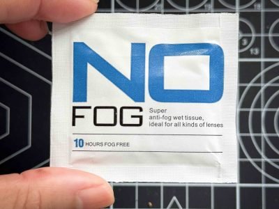 Glasses wipes, no fog