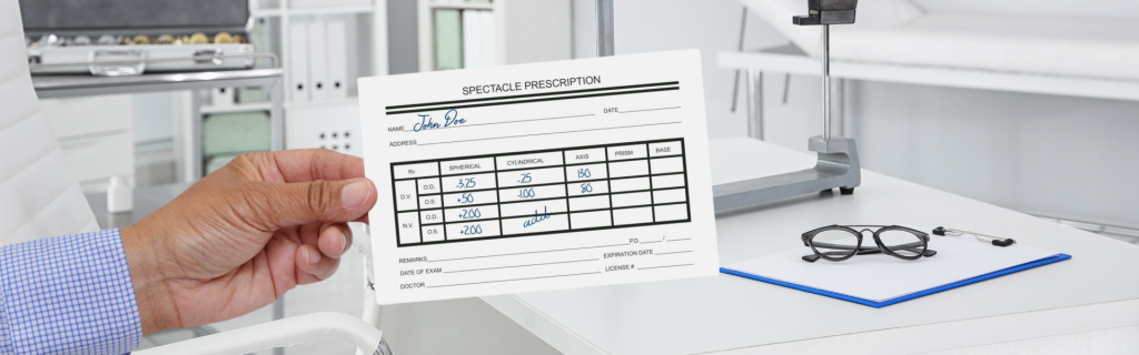 how bad is my eye prescription