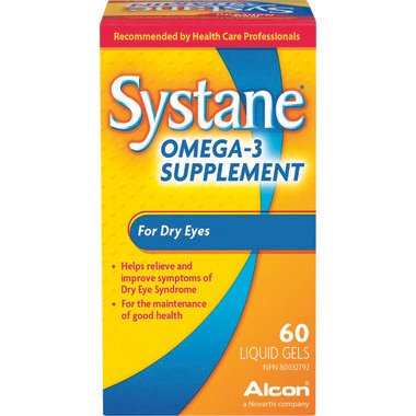 Systane Omega-3 Suppliement | #1 Optometry Recommended for Dry Eyes 1 Systane omega-3