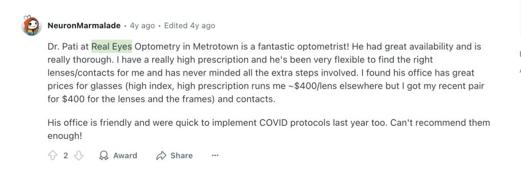 How to Use 5 Star Yelp Reviews to Choose a Kid's Eye Doctor 3 Best optometrist near me burnaby