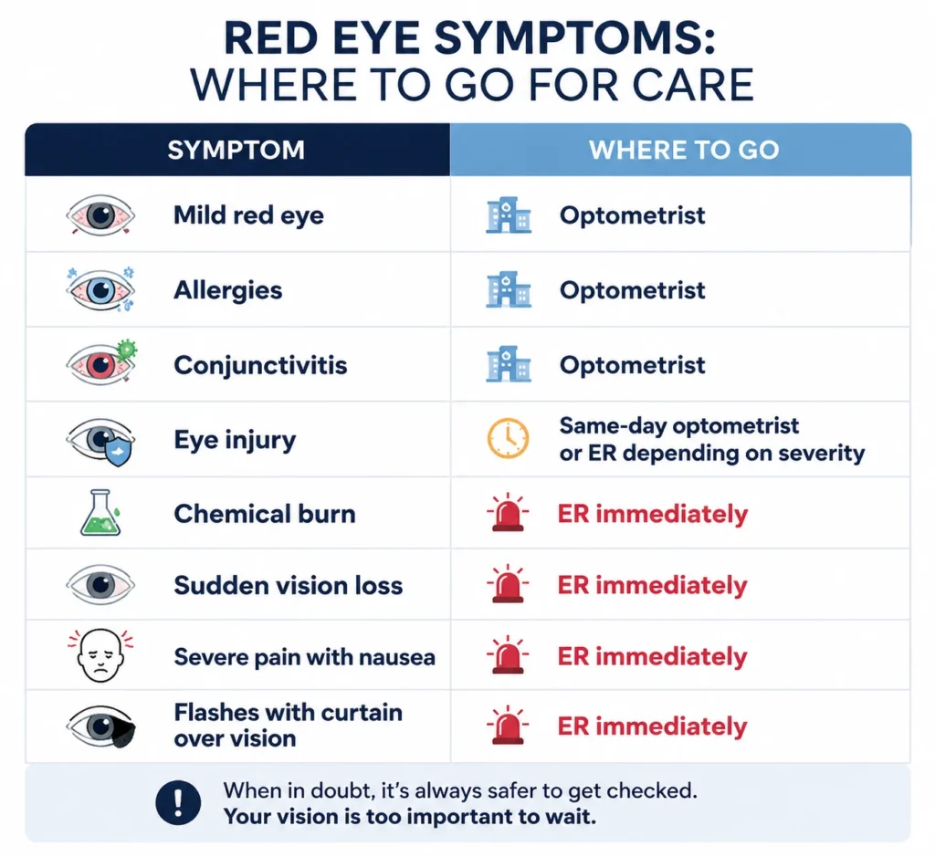 Red Eye Emergencies