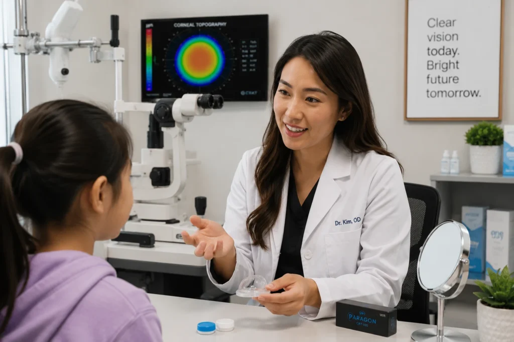 Ortho-K for Kids: Overnight Lenses for Myopia Control 4 lenses that correct vision over night