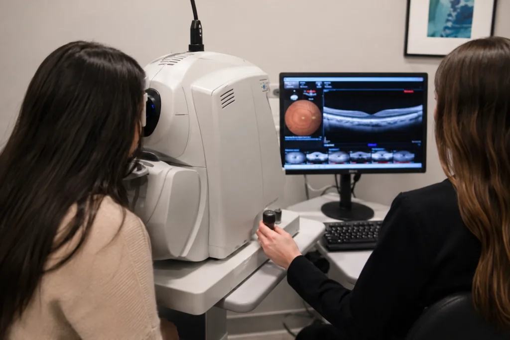Your optometrist recommended an OCT eye test. What does that really mean? 2 OCT Eye Test