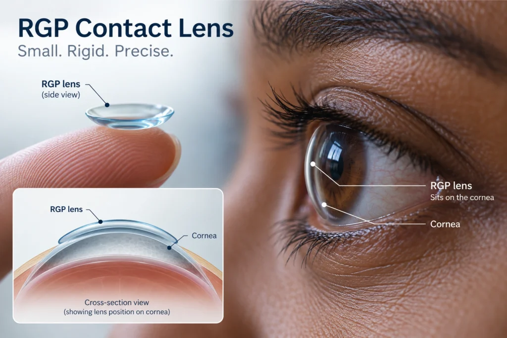 Contact Lens Care Isn’t One-Size-Fits-All: Advice for Every Lens Type 8 RGP specialty contact lenses