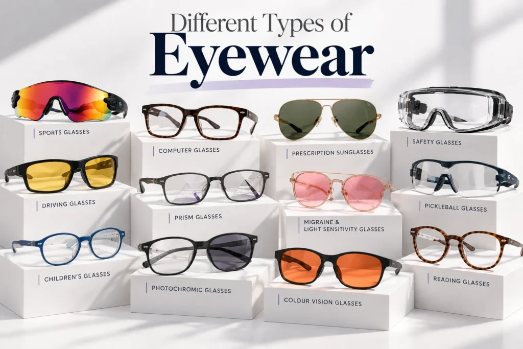 Types of Eyewear: Which Glasses Do You Actually Need? 1 types of eyewear